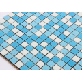 China supply blue mixed Hot - melt mosaic floor and wall tiles